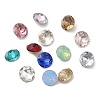 Pointed Back & Back Plated Glass Rhinestone Cabochons GLAA-B012-60A-1