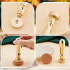 Golden Plated Brass Stamps DIY-WH0349-161C-4