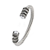 304 Stainless Steel Cuff Bangles for Women STAS-M023-16P-1