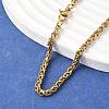 304 Stainless Steel Necklaces X-NJEW-E080-08G-1