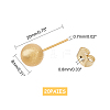 304 Stainless Steel Ear Studs EJEW-UN0001-12-8mm-3