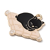 Alloy Enamel Pendants ENAM-A146-03KCG-01-2