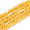 Electroplate Opaque Glass Beads Strands GLAA-N022-4mm-22-1