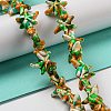 Spray Painted Synthetic Turquoise Beads Strands X-G-E617-A01-02-2