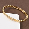 304 Stainless Steel Hinged Bangles for Women BJEW-C132-01A-G-2