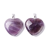 Natural Amethyst Pendants G-G956-B33-FF-2