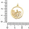 Brass Micro Pave Cubic Zirconia Pendants KK-L209-082G-3