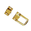 Zinc Alloy Slider Buckles FIND-WH0162-08G-2