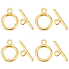 925 Sterling Silver Toggle Clasps STER-BC0004-38G-1