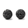 Half Drilled Czech Crystal Rhinestone Pave Disco Ball Beads RB-A059-H12mm-PP9-280-1