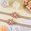 Fibre Flower Curtain Tiebacks AJEW-WH20022-50B-02-3