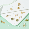 30Pcs 3 Styles Brass Clip-on Earring Findings KK-PH0011-09-5