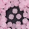 Frosted Transparent Acrylic Beads X1-OACR-P029-19B-05-1