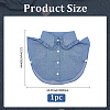 Detachable Cotton Shirt Collars AJEW-WH20816-025A-2