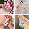 200Pcs Flower & Butterfly Resin Cabochons CRES-TA0001-89F-9