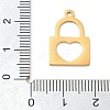 PVD Vacuum Plating 304 Stainless Steel Pendants LS-STAS-WH0016-05-G02-3