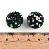 Polymer Clay Pave Rhinestone Beads RB-T018-01F-3