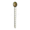 Natural & Synthetic Mixed Stone Bookmarks AJEW-JK00265-4