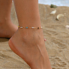 Glass Seed Beaded Anklets PV6582-1-1