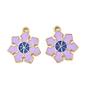 304 Stainless Steel Enamel Pendants STAS-L300-012G-44-1