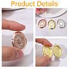 8Pcs 4 Colors Brass Locket Pendants KK-CA0002-85-4
