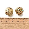 Rhinestone Brass Beads KK-D295-06G-01-2