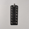 PU Leather Lace-in Boot Zipper Inserts DIY-WH0499-05A-01-1