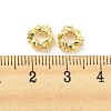 Brass Micro Pave Cubic Zirconia Beads KK-H452-05G-2