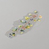 20Pcs Flower PET Decorative Stickers DIY-WH20055-078C-2