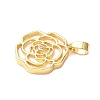 Brass Acrylic Pendants KK-D357-15G-2