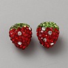 Strawberry Plastic Beads FIND-WH20019-35-1