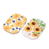 Embossed Double Face Printed Acrylic Pendants AC-CBAC02B-03-2
