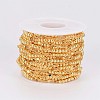 Brass Handmade Beaded Chains CHC-G006-07G-3