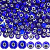 4 Strands 2 Styles Handmade Evil Eye Lampwork Beads Strands LAMP-LT0001-14-1