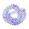 Transparent Glass Beads Strands GLAA-T023-10mm-A11-2