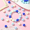 Rubberized Style Opaque Acrylic Beads MACR-CJC0009-02D-6