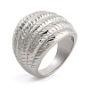 304 Stainless Steel Wide Finger Ring for Unisex RJEW-Z076-02P-02-5