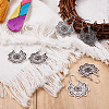 Bohemian Retro Style Alloy Dangle Hoop Earrings EJEW-TAC0003-01AS-6