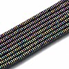 Rainbow Electroplate Non-magnetic Synthetic Hematite Beads G-T114-58-M-1