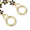 Zinc Alloy Spring Gate Rings Bag Extension Chains AJEW-BA00142-04-5