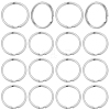 40Pcs 304 Stainless Steel Split Key Rings STAS-CY0001-01A-P-7