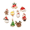 Christmas Theme Alloy Enamel Pendants FIND-M039-01A-1