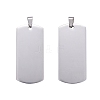 Tarnish Resistant 304 Stainless Steel Big Pendants LS-STAS-I140-19B-S-2