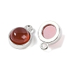 Natural Carnelian Pendants G-K372-03P-05-2