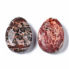 Natural Leopard Skin Jasper Pendants G-N0326-74C-2