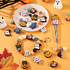 29Pcs Silicone Focal Beads SIL-TA0003-04-8