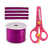 Plastic Wire Twist Ties AJEW-TA0017-18E-1