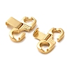 Rack Plating Brass Fold Over Clasps KK-Q807-04G-2