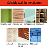 CREATCABIN Acrylic Mirror Wall Stickers Decal DIY-CN0001-13A-C-6