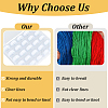 25Pcs Polyester Sewing Thread with Transparent Bobbin Box Sets SENE-WH20003-001B-6